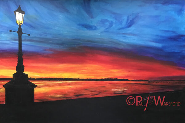 Poole Harbour at Dusk Original