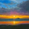 6medium Brean Down Sunset – Original Painting