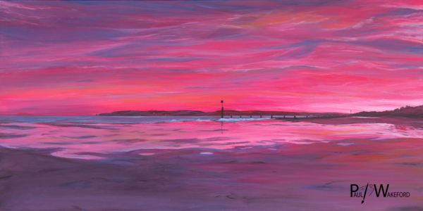 image07 Crimson Sunset Over Studland Prints