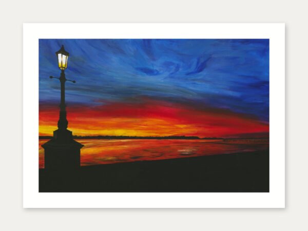Poole_Harbour_at_Dusk_A1_Giclee_Print_Main_Image Poole Harbour at Dusk – Fine-Art Giclée Print