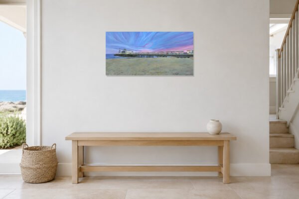 pbw-bournemouth-pier-sunset-original-room Bournemouth Pier Sunset – Original Painting