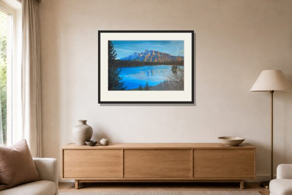 pbw-canada-mountains-print-framed-room Canada Mountains – Fine-Art Giclée Print