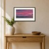 pbw-crimson-sunset-over-studland-print-framed-room Crimson Sunset Over Studland – Fine-Art Giclée Print