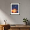 pbw-sunset-over-bournemouth-bay-print-framed-room Sunset over Bournemouth Bay – Fine-Art Giclée Print
